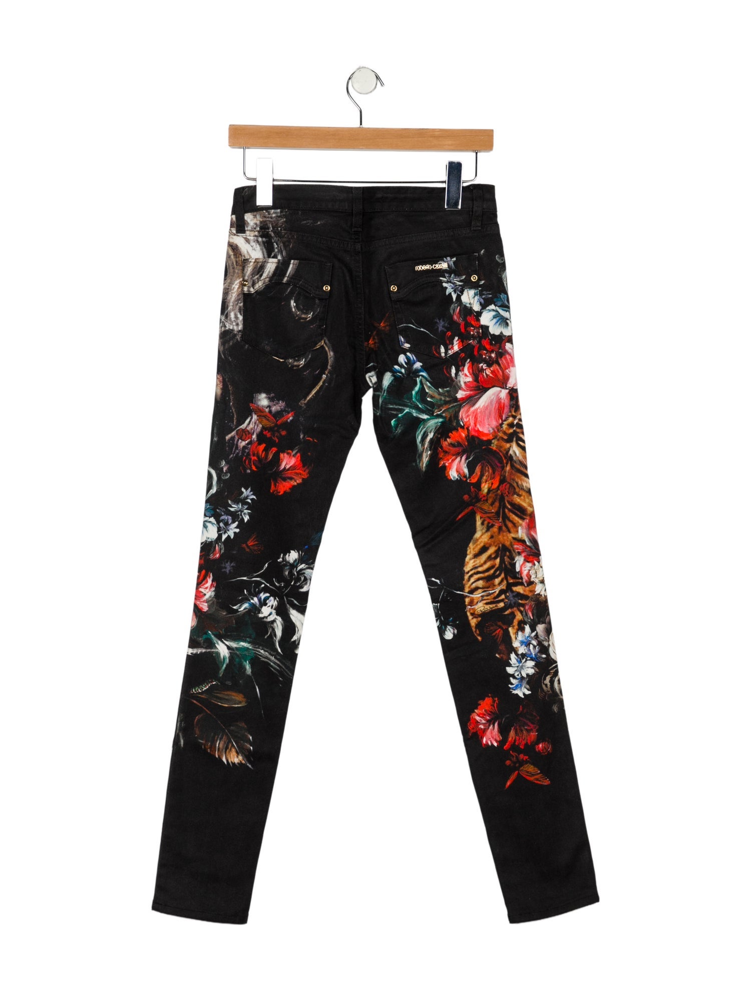 Roberto Cavalli Mid-Rise Skinny Leg Jeans w/ Tags