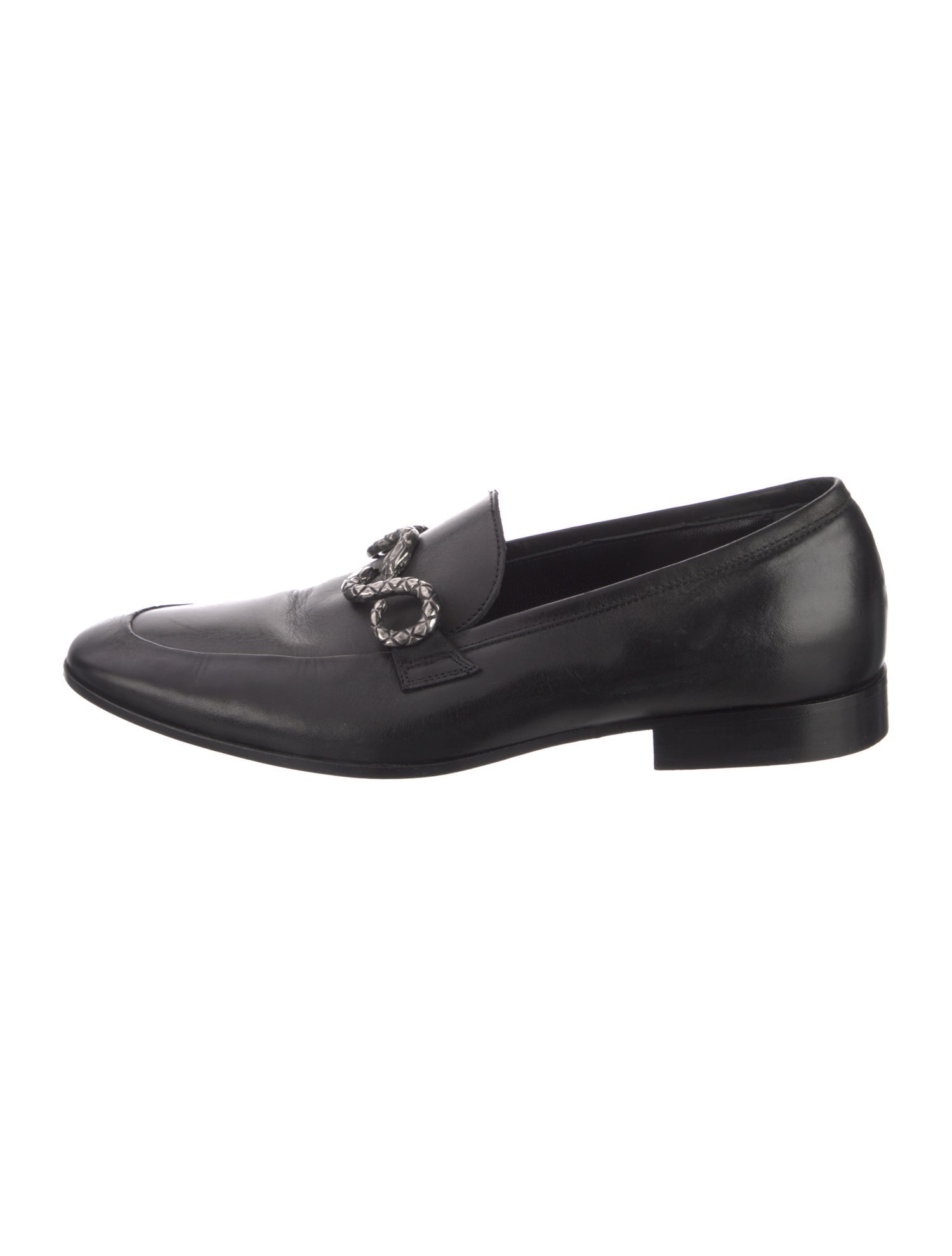 Roberto Cavalli Leather Dress Loafers