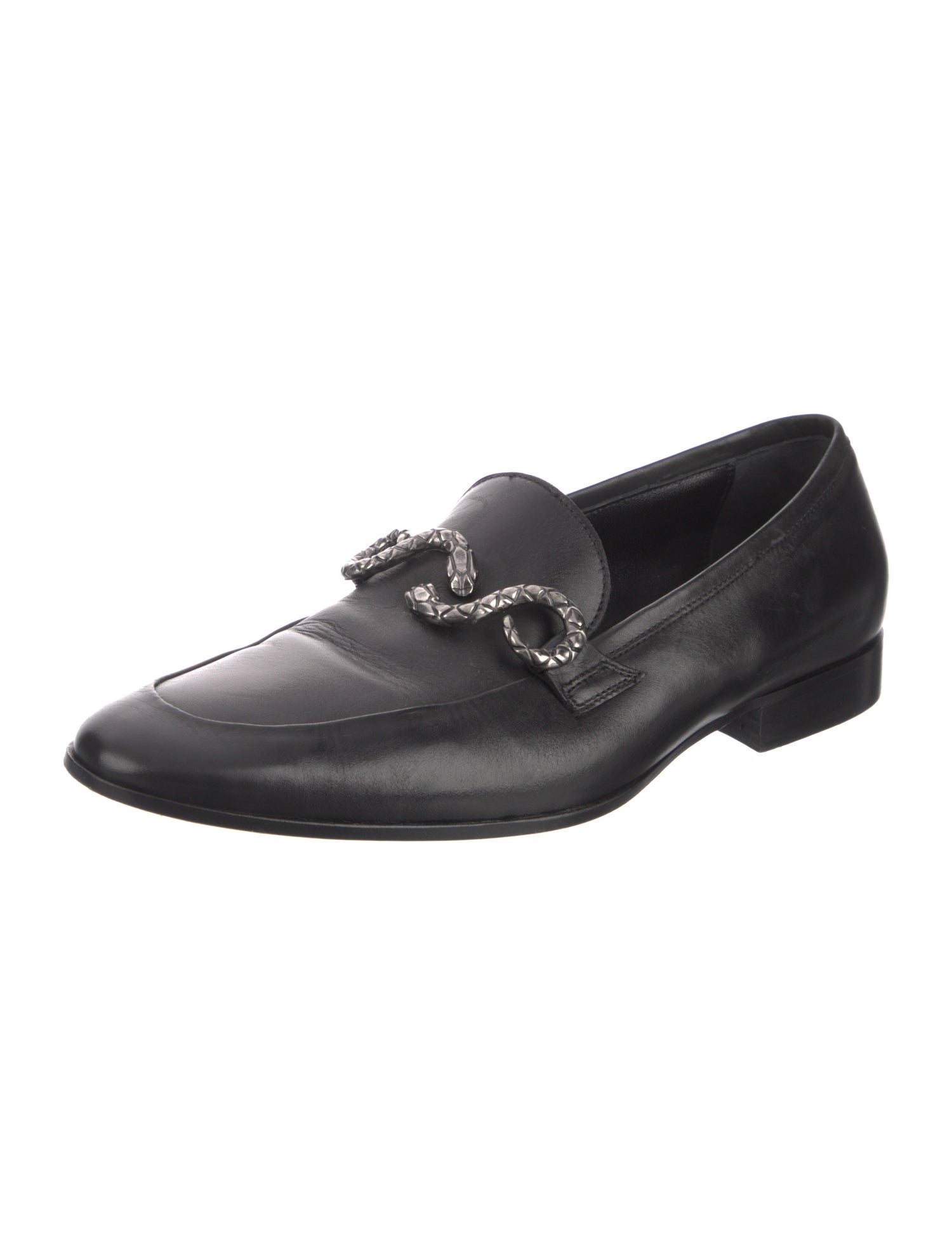 Roberto Cavalli Leather Dress Loafers