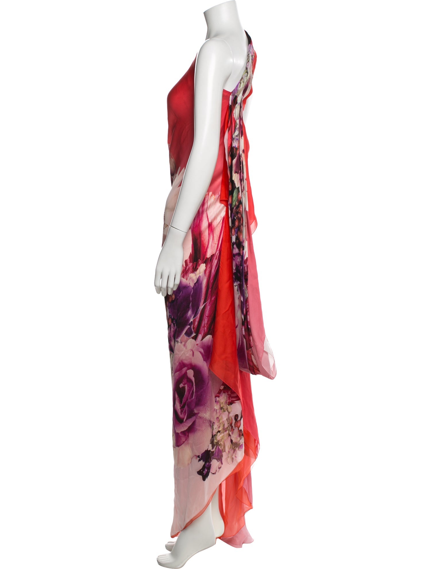 Roberto Cavalli Silk Long Dress