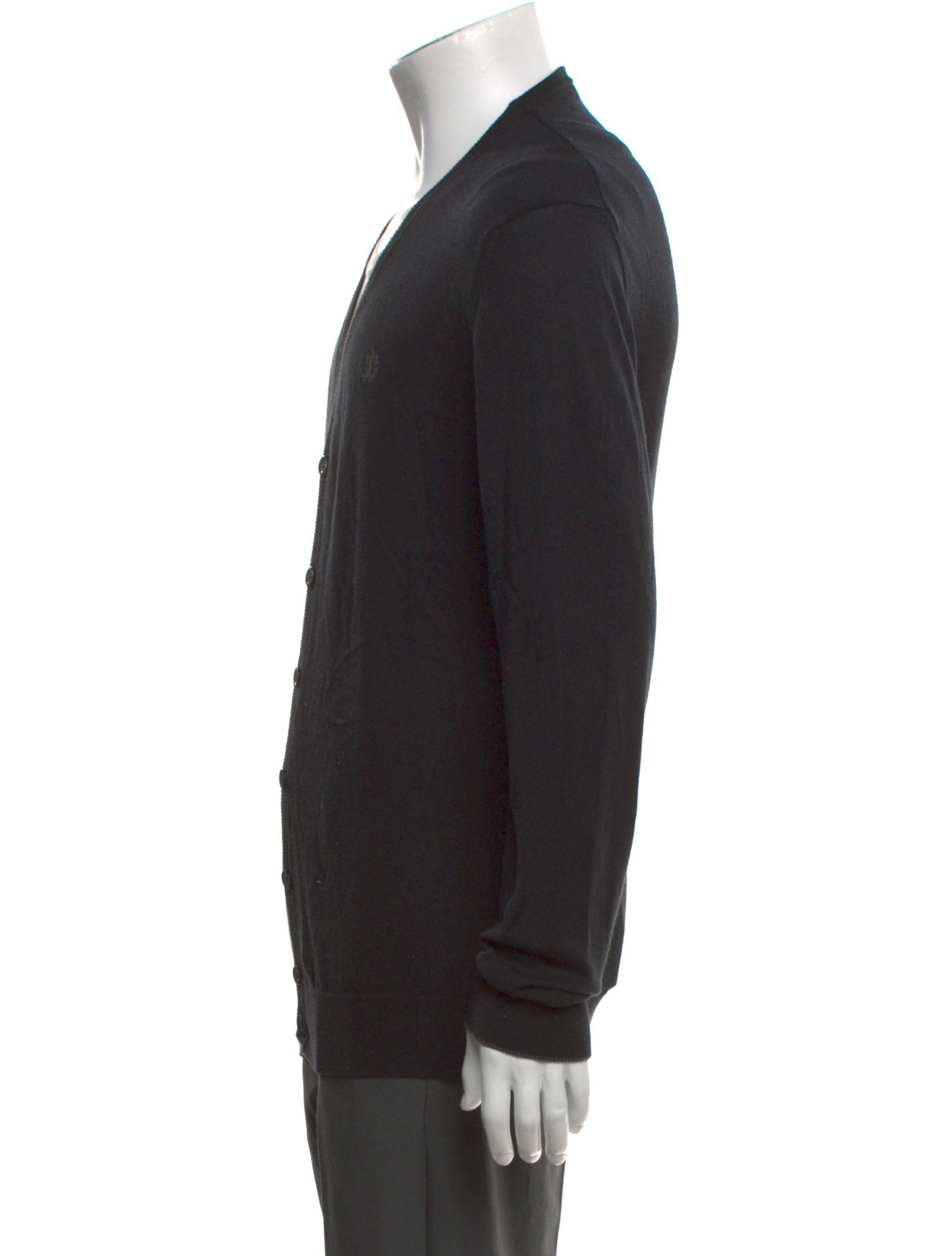 Roberto Cavalli V-Neck Long Sleeve Cardigan