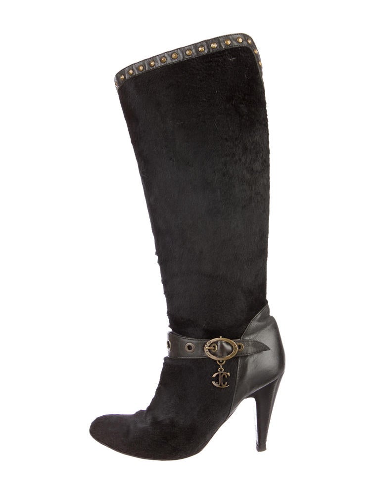 Roberto Cavalli Ponyhair Boots