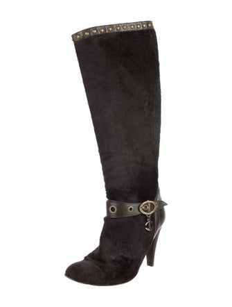 Roberto Cavalli Ponyhair Boots