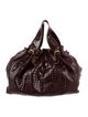 Roberto Cavalli Embossed Handle Bag