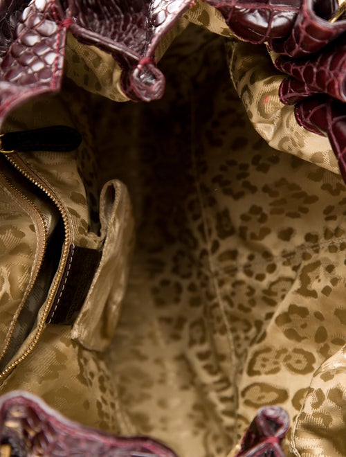 Roberto Cavalli Embossed Handle Bag