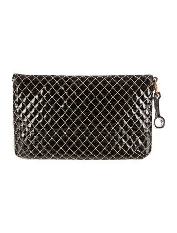 Roberto Cavallis Plain Patent Leather Clutch roberto cavalli quilted patent leather clutch handbags Roberto Cavallis Plain Patent Leather Clutch roberto cavalli quilted patent leather clutch handbags