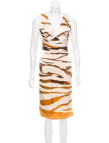 Roberto Cavalli Tubino Tigress Dress w/ Tags