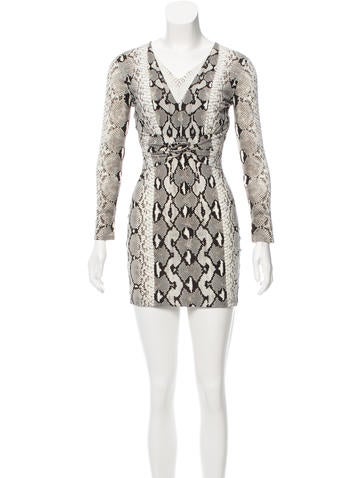 Roberto Cavalli Printed Mini Dress