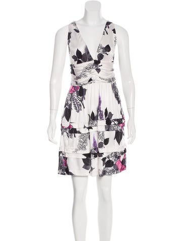 Roberto Cavalli Floral Midi Dress