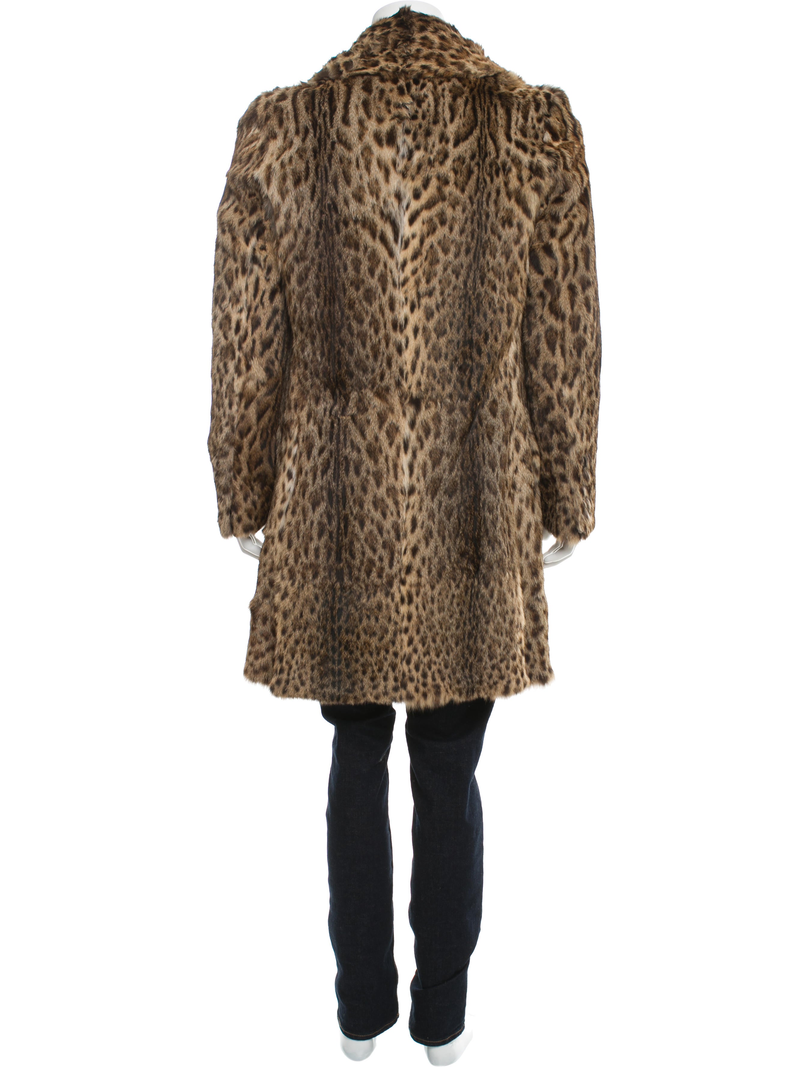 Roberto Cavalli Lippi Cat Fur Coat Clothing ROB45773 The RealReal