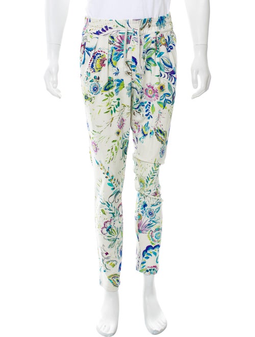 Roberto Cavalli Floral Print Lounge Pants multicol