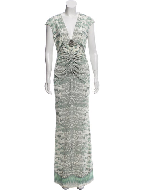 Roberto Cavalli Printed Maxi Dress