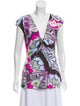 Sleeveless Printed Top image 1