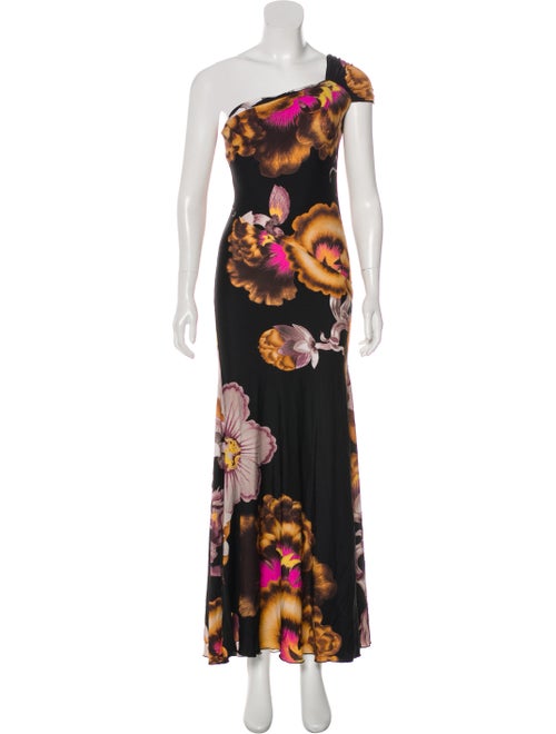 Roberto Cavalli Embellished Jersey Dress Black