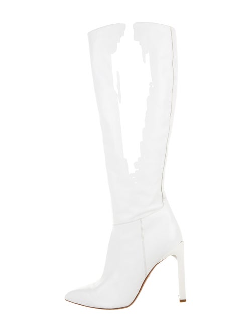 Roberto Cavalli Leather Boots White