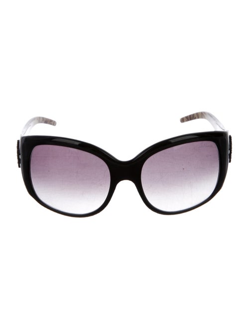 Roberto Cavalli Embellished Oversize Sunglasses Bl
