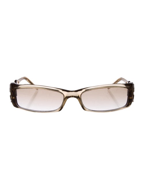 Roberto Cavalli Megara Embellished Sunglasses Tan