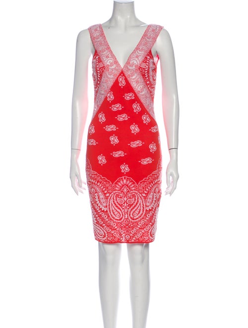 Roberto Cavalli Paisley Print Knee-Length Dress Or