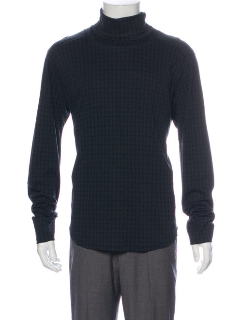 Roberto Cavalli Turtleneck Long Sleeve Pullover Bl