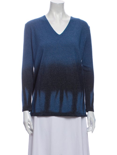 Roberto Cavalli Wool Tie-Dye Print Sweater Wool