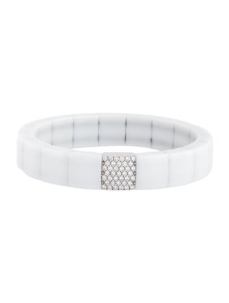 Roberto Demeglio 18K Ceramic Diamond Domino Bracelet