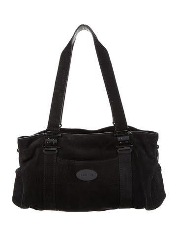 Rochas Suede Shouldersh Bag