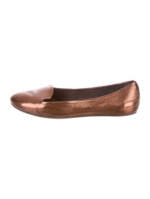 Rochas Leather Loafers Brown