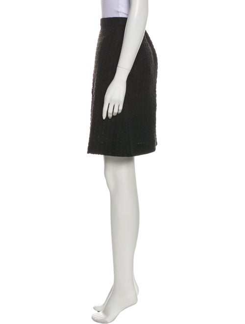 Rochas Eyelet Trim Knee-Length Skirt