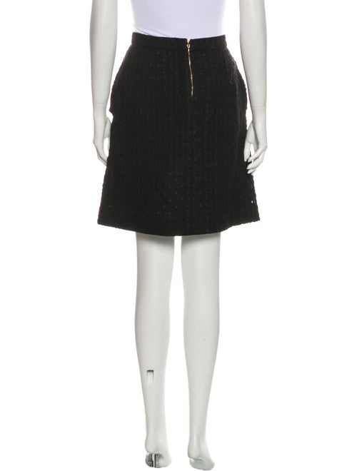 Rochas Eyelet Trim Knee-Length Skirt