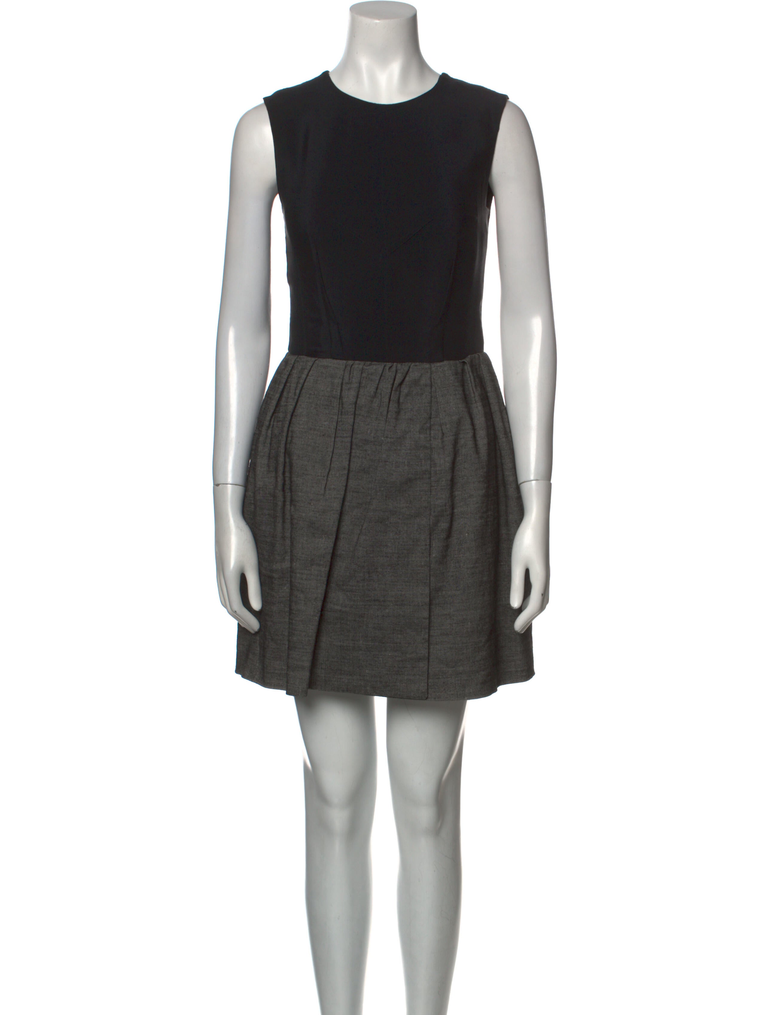 Rochas Crew Neck Mini Dress