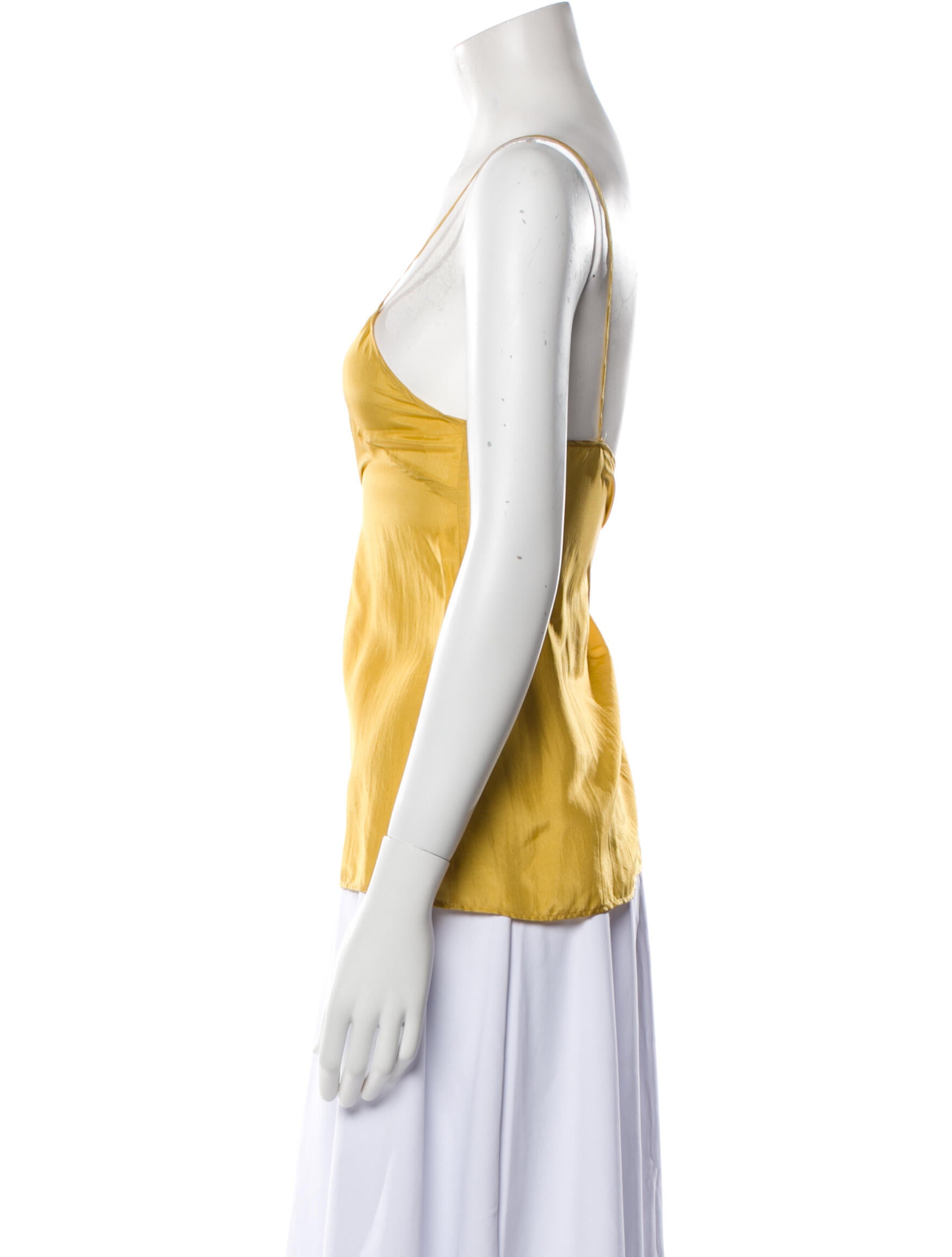 Rochas Silk V-Neck Top