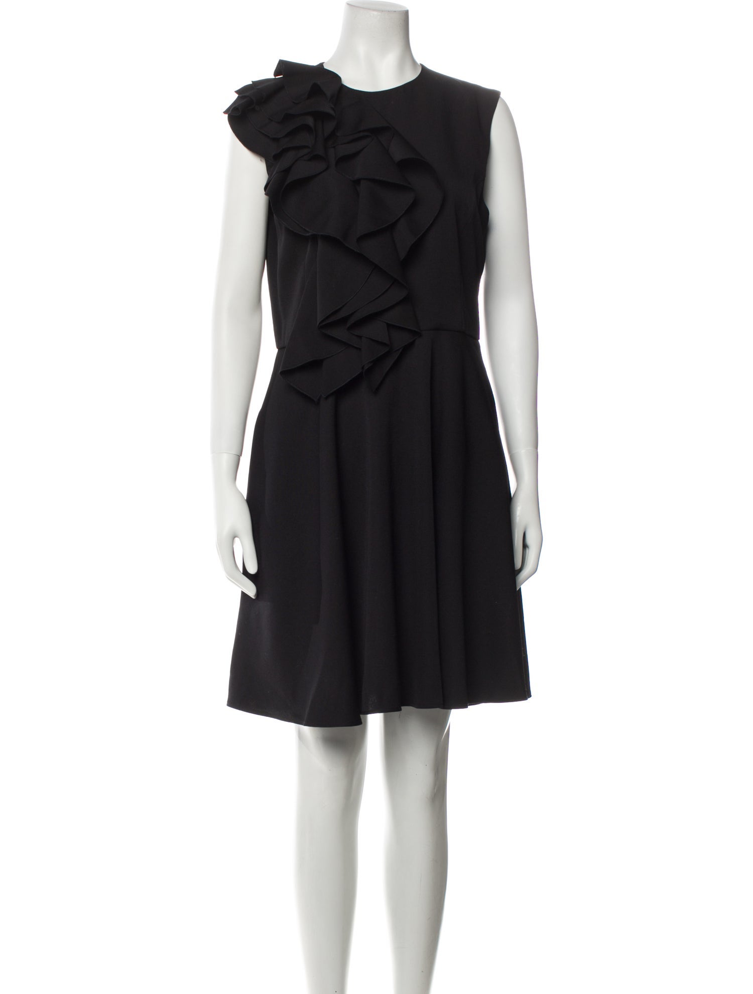 Rochas Virgin Wool Knee-Length Dress