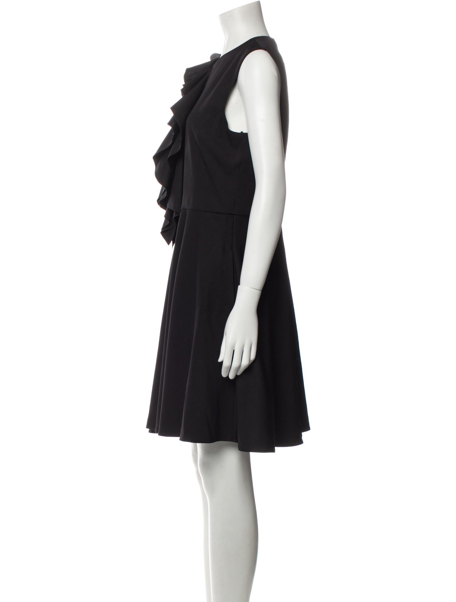 Rochas Virgin Wool Knee-Length Dress