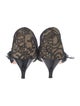 Rochas Lace Lace Pattern D'Orsay Pumps