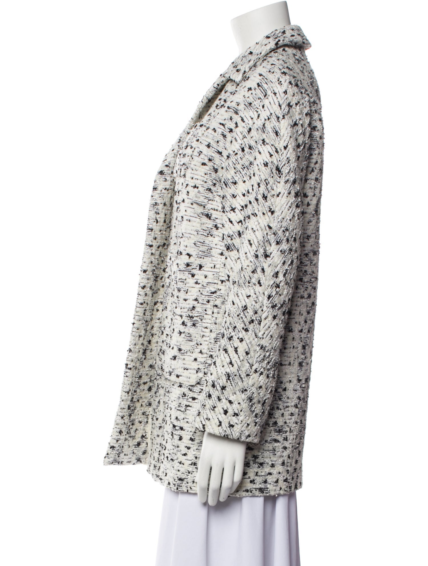 Rochas Tweed Pattern Coat