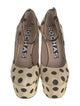 Rochas Canvas Printed Pumps