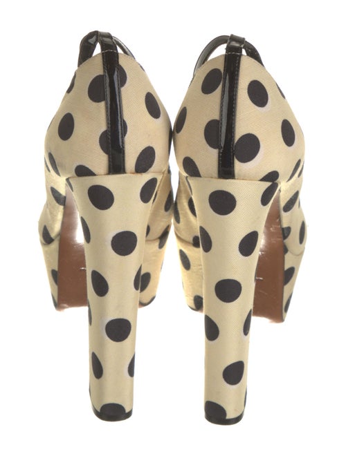Rochas Canvas Printed Pumps