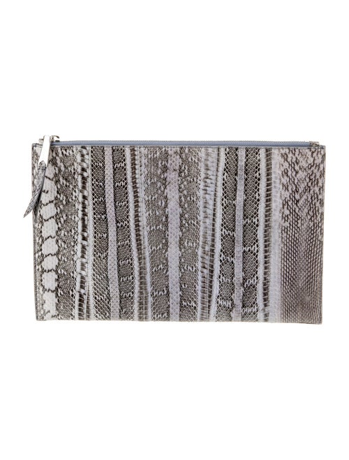 Rochas Snakeskin Clutch