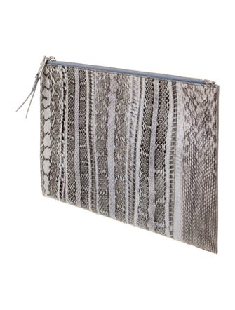 Rochas Snakeskin Clutch