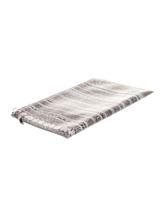 Rochas Snakeskin Clutch