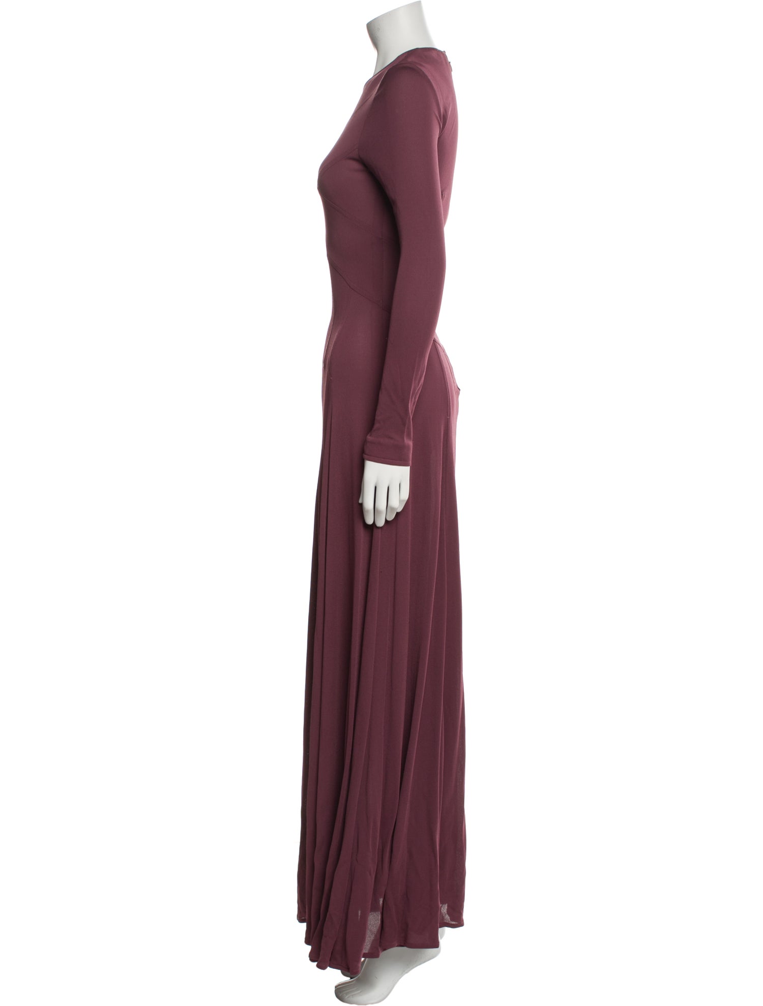 Rochas Crew Neck Long Dress