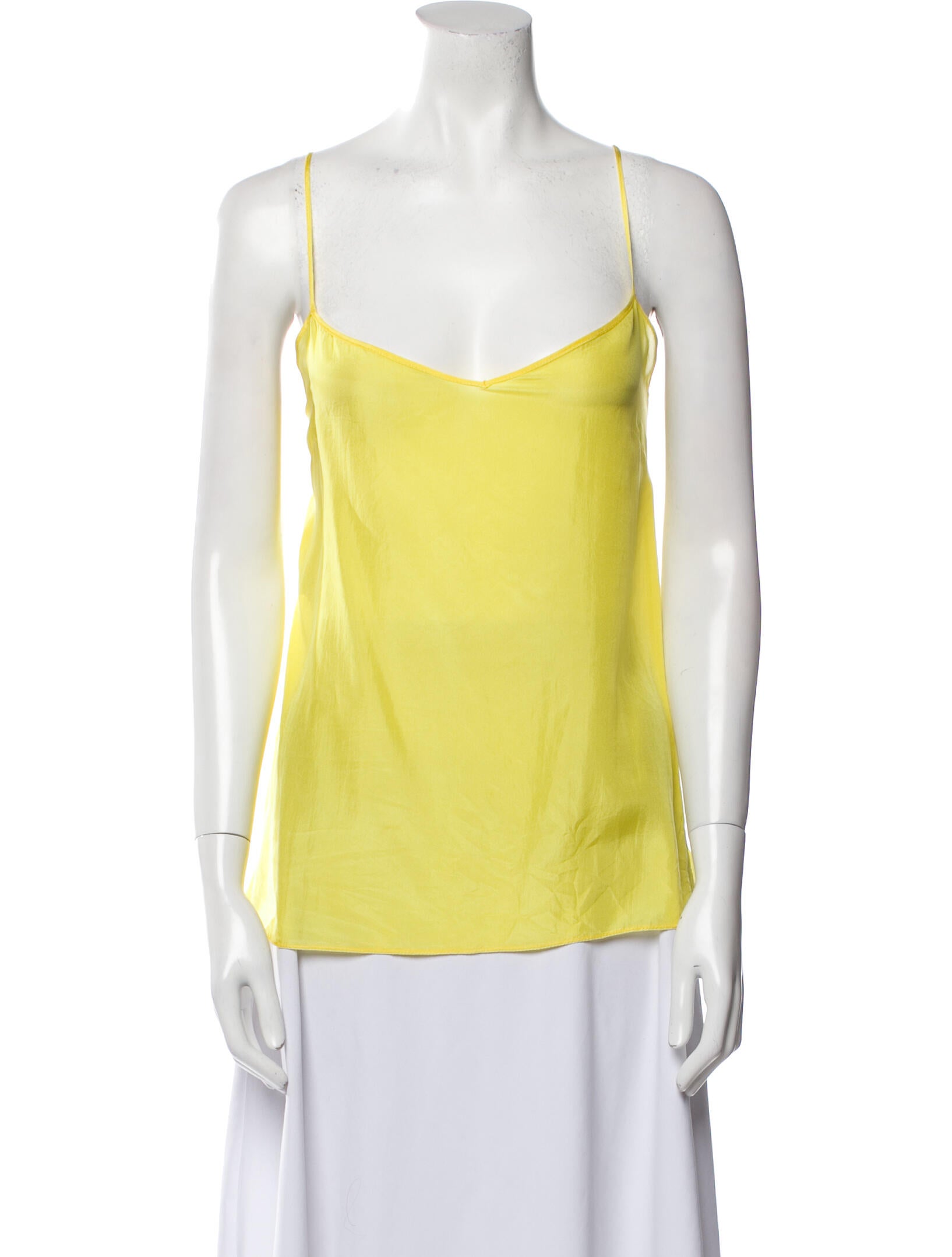 Rochas Silk V-Neck Top