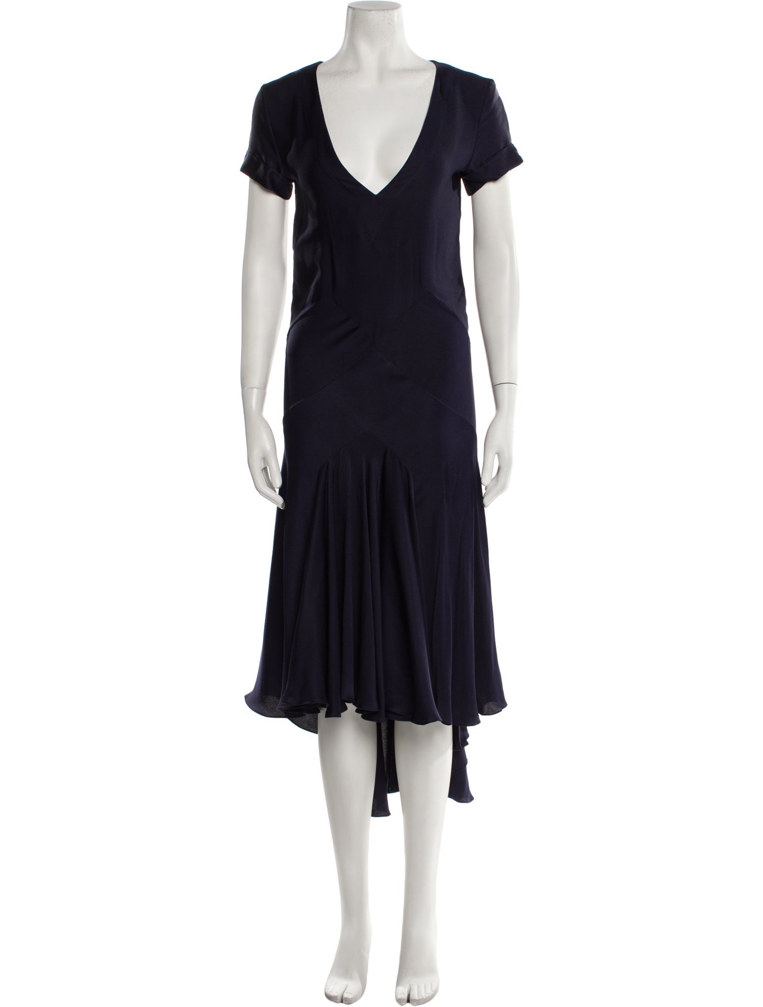 Rochas Silk Midi Length Dress w/ Tags