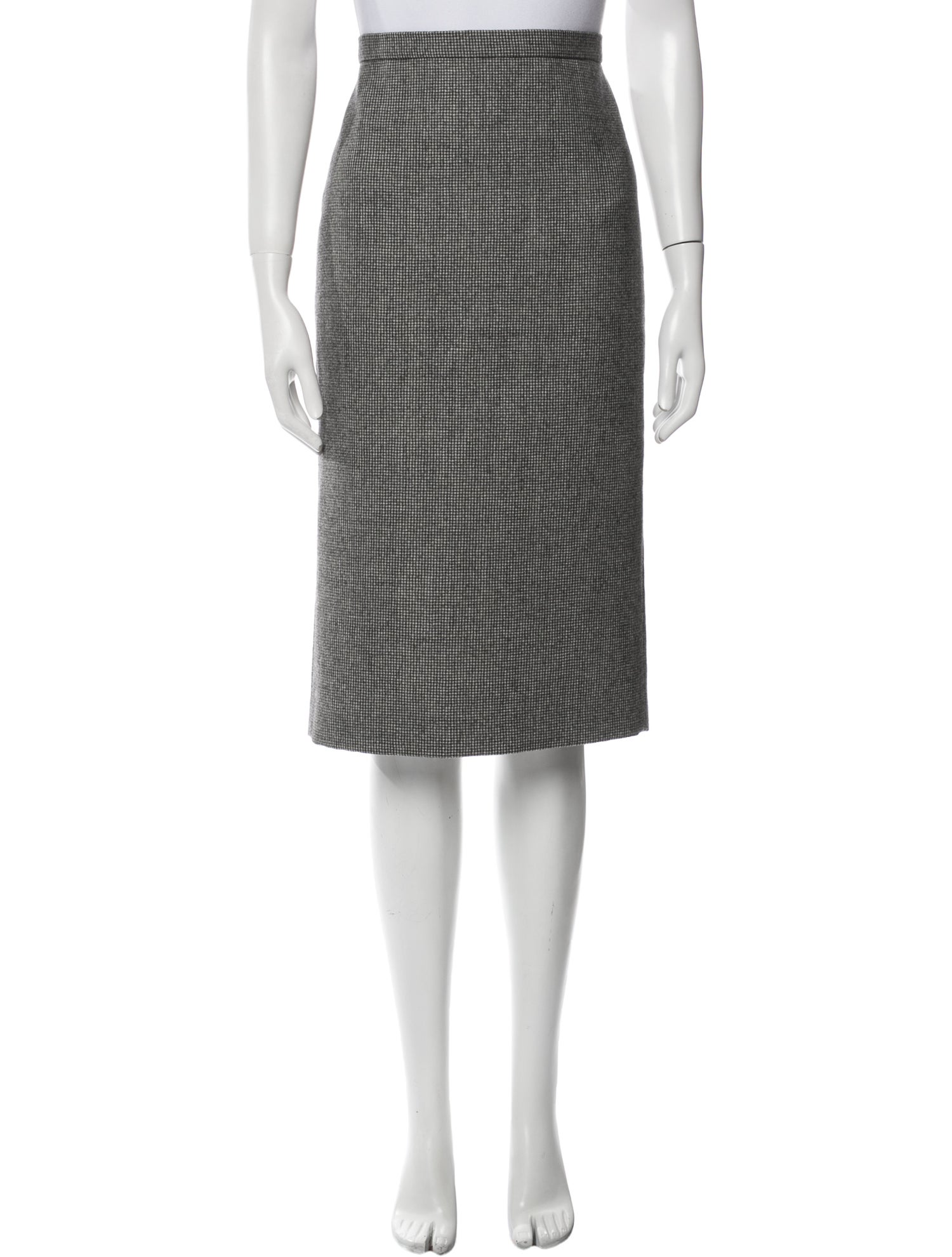 Rochas Virgin Wool Knee-Length Skirt