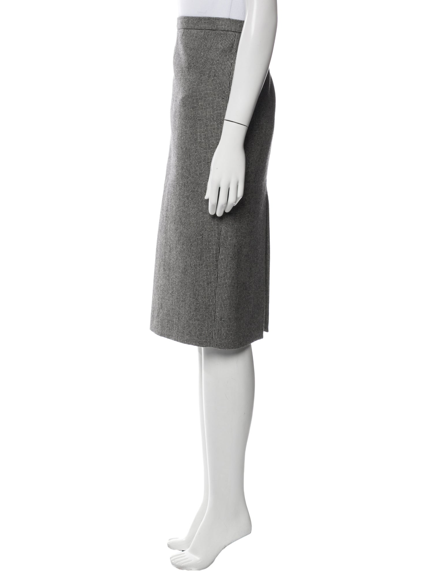 Rochas Virgin Wool Knee-Length Skirt