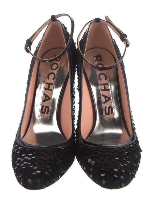 Rochas Sequin Embellishments Pumps