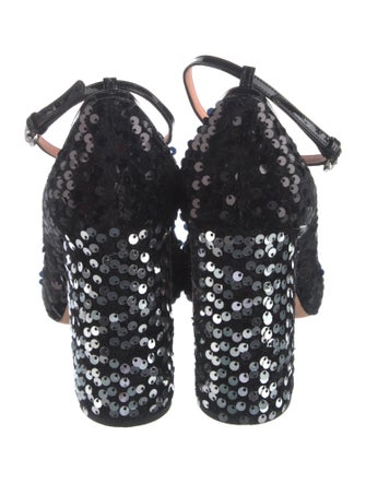 Rochas Sequin Embellishments Pumps