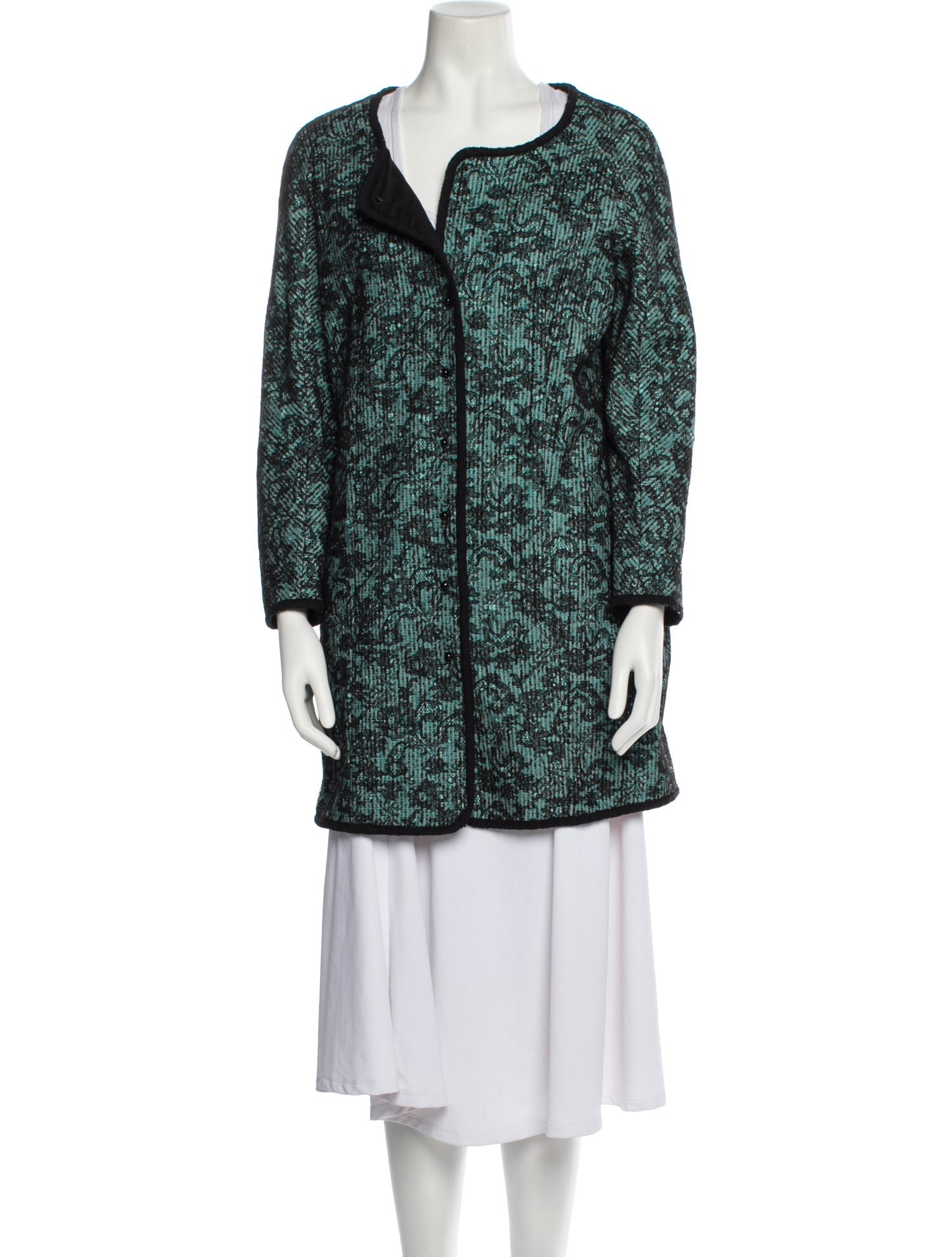 Rochas Printed Evening Jacket