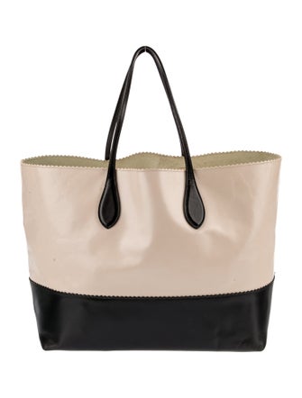 Rochas Leather Bucket Bag