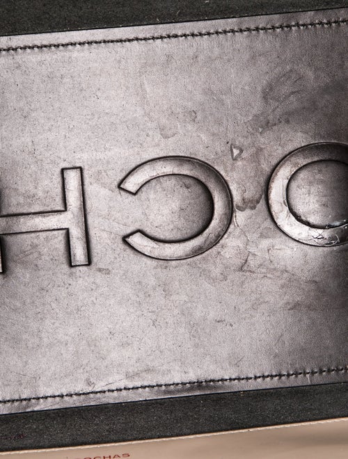 Rochas Leather Bucket Bag